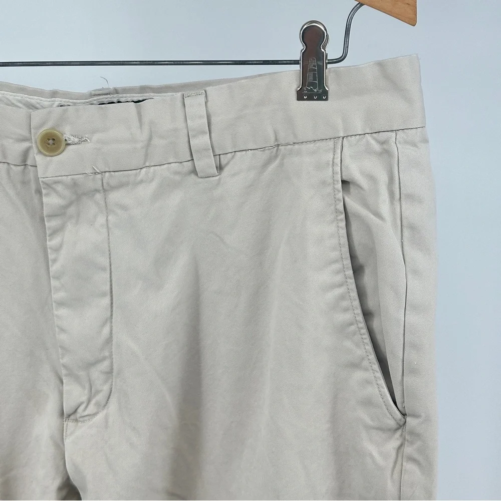 Men's‎ 36/32 Banana Republic Classic Cream Pants Chinos Flat Front Khakis